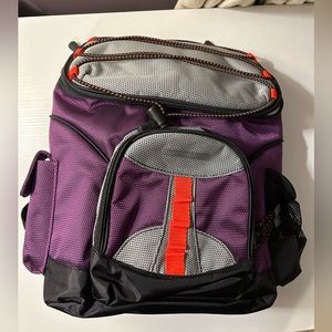 NWOT cooler backpack purple